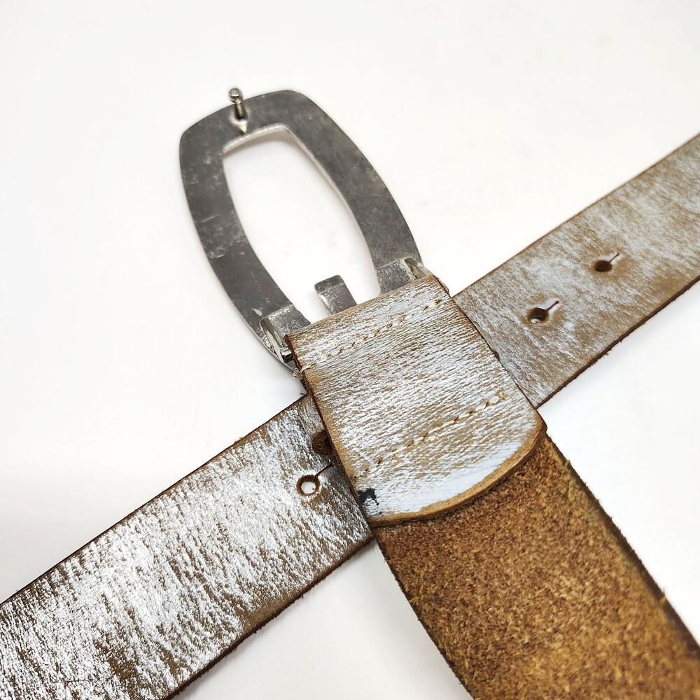 Guess Belt Medium 38 Silver Rhinestone Vintage - Picture 7 of 10